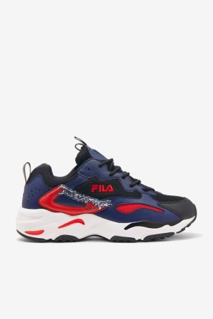 FILA Ray Tracer 2 Sneakers Black / White / Blue,Mens Shoes | CA.VJGWYU062